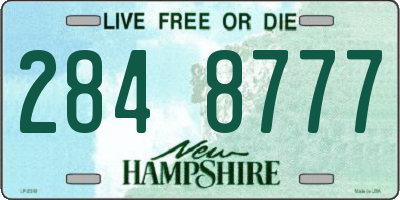 NH license plate 2848777