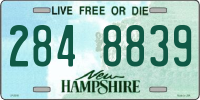 NH license plate 2848839