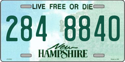 NH license plate 2848840
