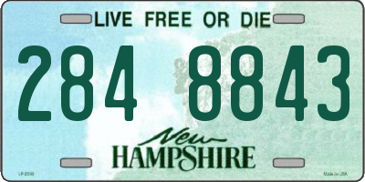 NH license plate 2848843