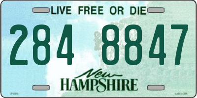 NH license plate 2848847