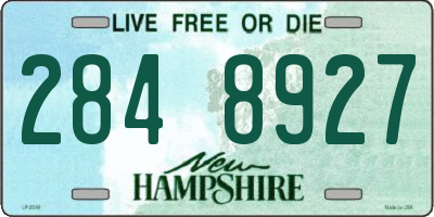 NH license plate 2848927