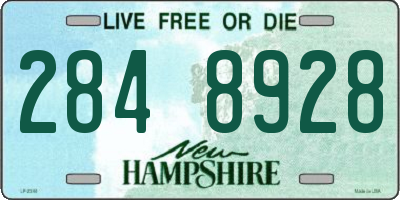 NH license plate 2848928