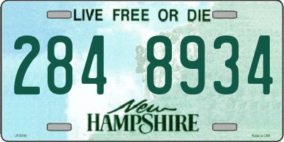 NH license plate 2848934