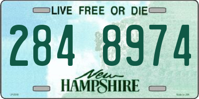 NH license plate 2848974