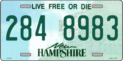 NH license plate 2848983