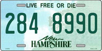 NH license plate 2848990