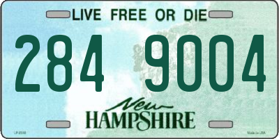 NH license plate 2849004