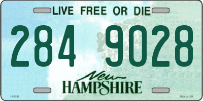 NH license plate 2849028