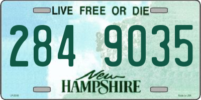 NH license plate 2849035