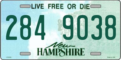 NH license plate 2849038