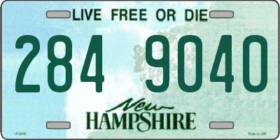 NH license plate 2849040