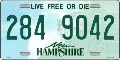 NH license plate 2849042
