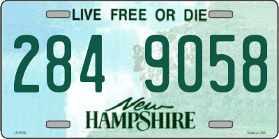 NH license plate 2849058