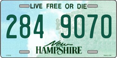 NH license plate 2849070