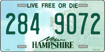 NH license plate 2849072