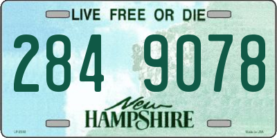 NH license plate 2849078
