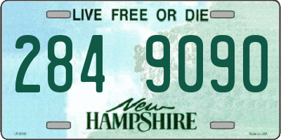 NH license plate 2849090