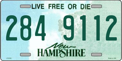 NH license plate 2849112