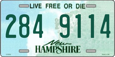 NH license plate 2849114