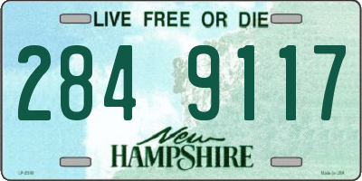 NH license plate 2849117