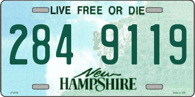 NH license plate 2849119