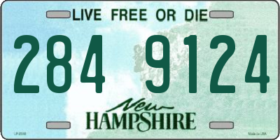 NH license plate 2849124
