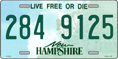 NH license plate 2849125
