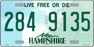 NH license plate 2849135