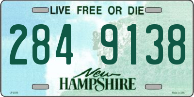 NH license plate 2849138