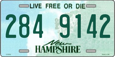 NH license plate 2849142