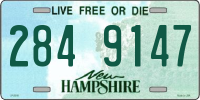 NH license plate 2849147
