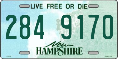 NH license plate 2849170