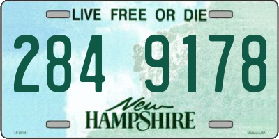 NH license plate 2849178