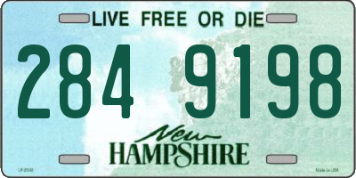 NH license plate 2849198