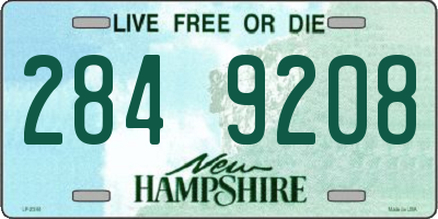 NH license plate 2849208