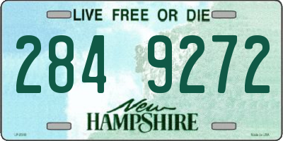 NH license plate 2849272