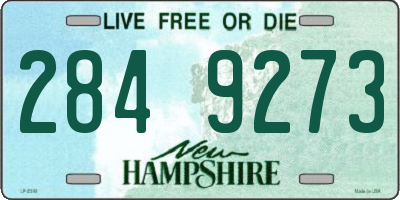 NH license plate 2849273
