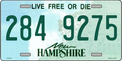 NH license plate 2849275