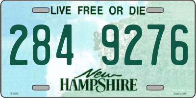 NH license plate 2849276