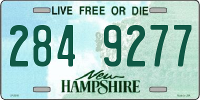 NH license plate 2849277