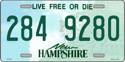 NH license plate 2849280