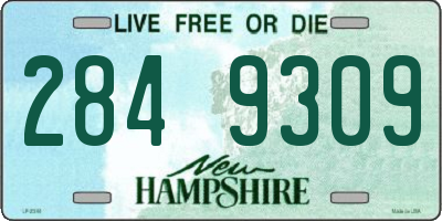 NH license plate 2849309