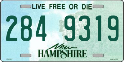NH license plate 2849319