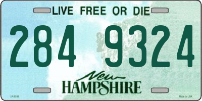 NH license plate 2849324