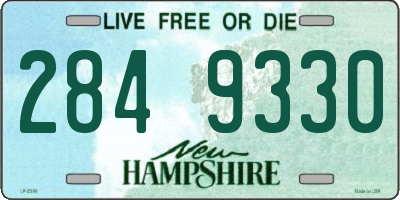 NH license plate 2849330