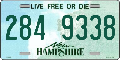 NH license plate 2849338