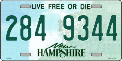 NH license plate 2849344
