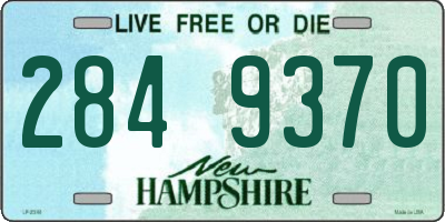 NH license plate 2849370