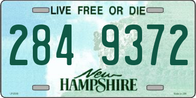 NH license plate 2849372